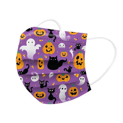 Halloween Print Flat Masks
