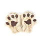 Half Cover Paw Bear Cat Claw Gloves
