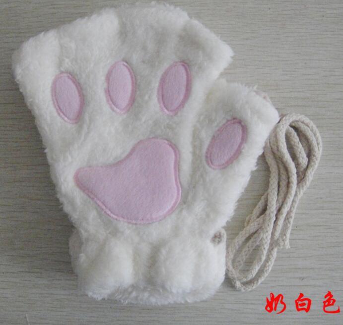 Half Cover Paw Bear Cat Claw Gloves