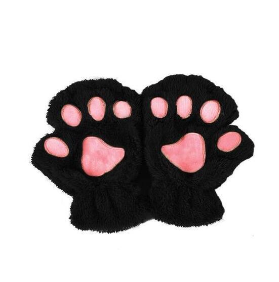Half Cover Paw Bear Cat Claw Gloves