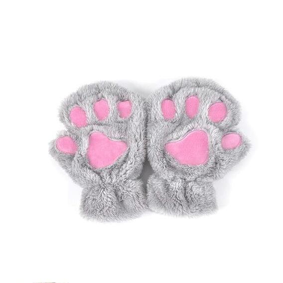 Half Cover Paw Bear Cat Claw Gloves