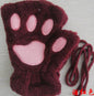 Half Cover Paw Bear Cat Claw Gloves