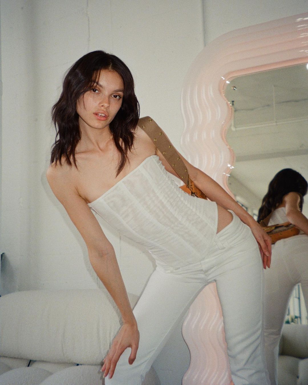 Sleeveless Tube Crop Top 