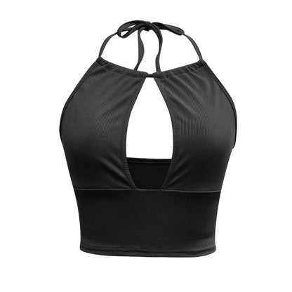 Camisole Halter Vest Women Summer Hollow Tops