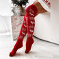 women's winter thigh-high socks